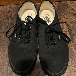 Barely Worn Black Vans